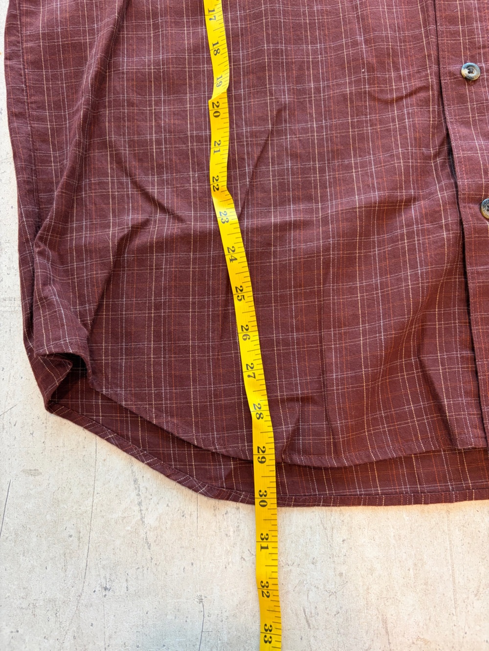 Columbia Sportswear Men’s XL Brick Red Plaid 100% Cotton Button Down Shirt NWOT - Picture 6 of 8
